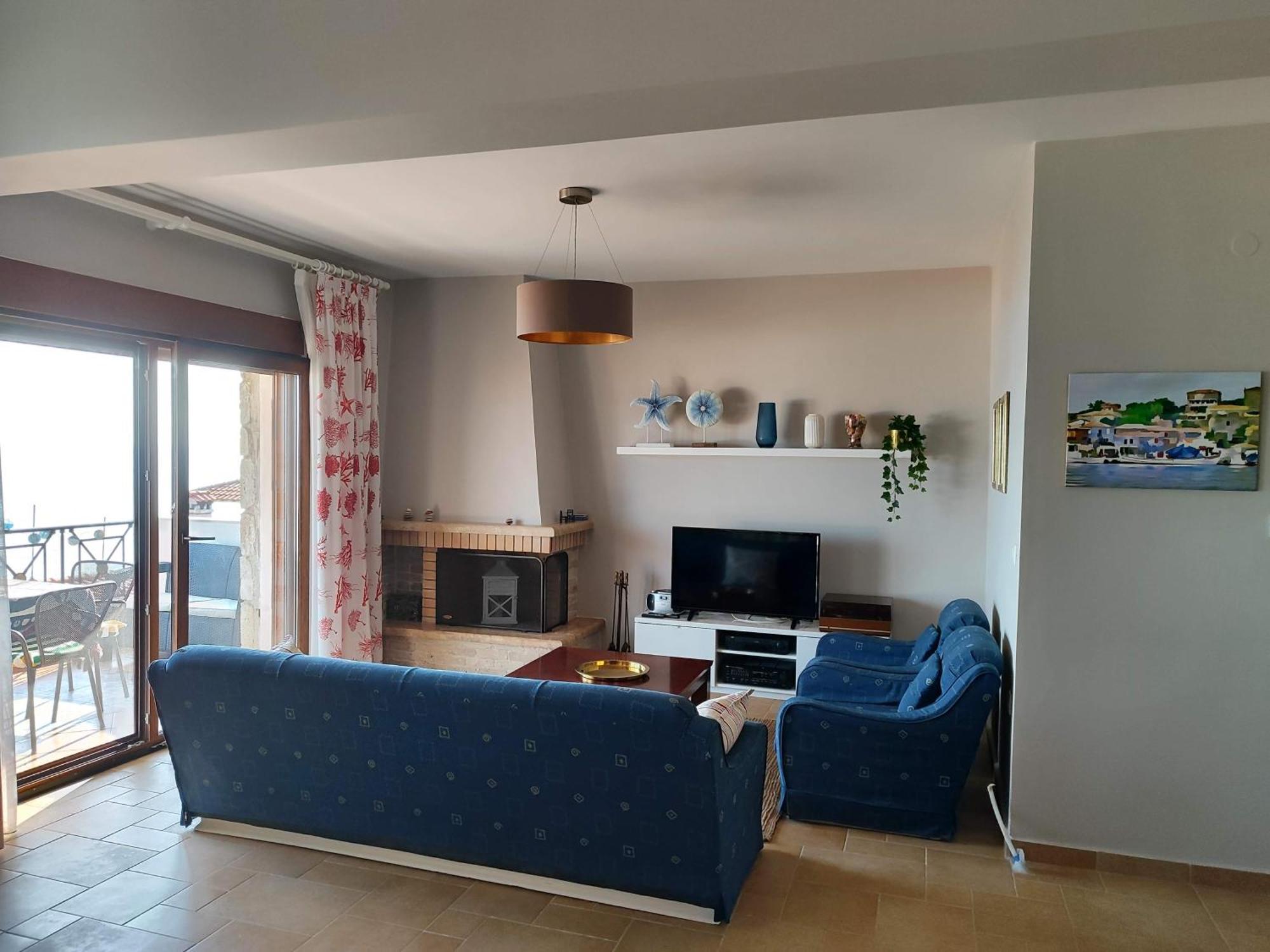Ferienwohnung Navy Blue Nea Skioni Exterior foto