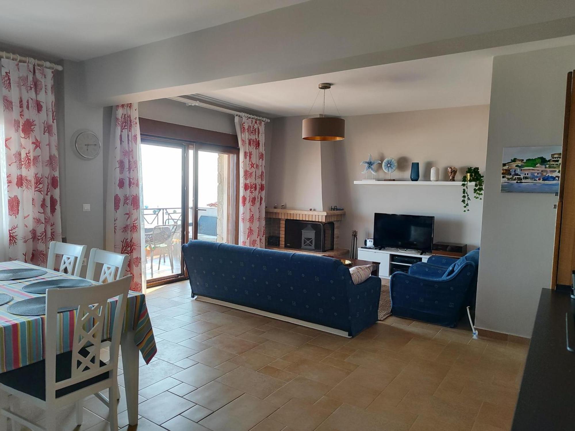 Ferienwohnung Navy Blue Nea Skioni Exterior foto