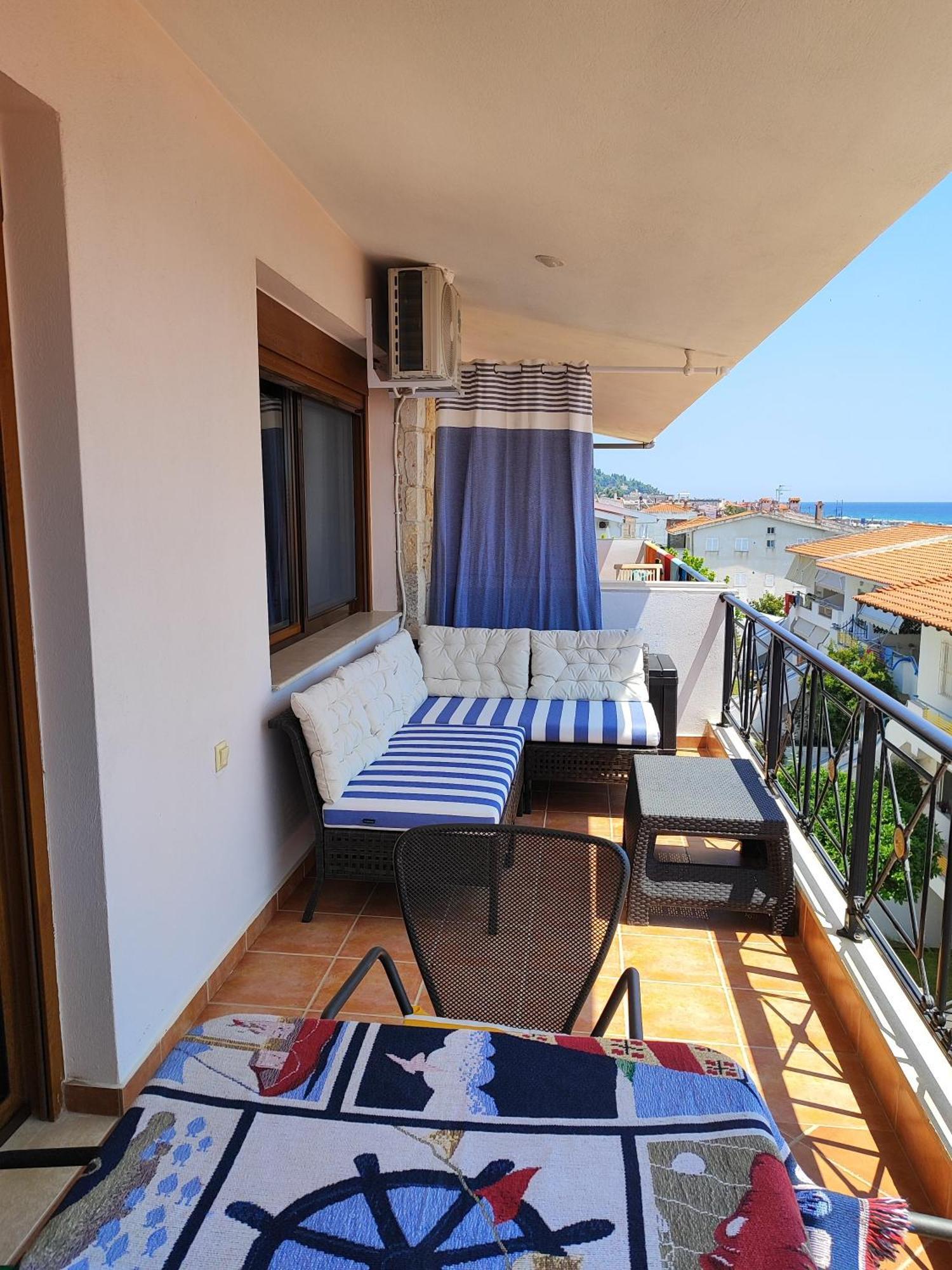 Ferienwohnung Navy Blue Nea Skioni Exterior foto